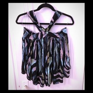 Free people cross strap tank size xs